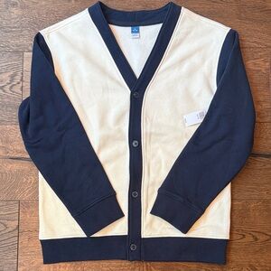 Old Navy Kids Navy and Cream Cardigan